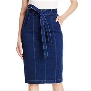 NWT Plenty by Tracy Reese denim pencil skirt